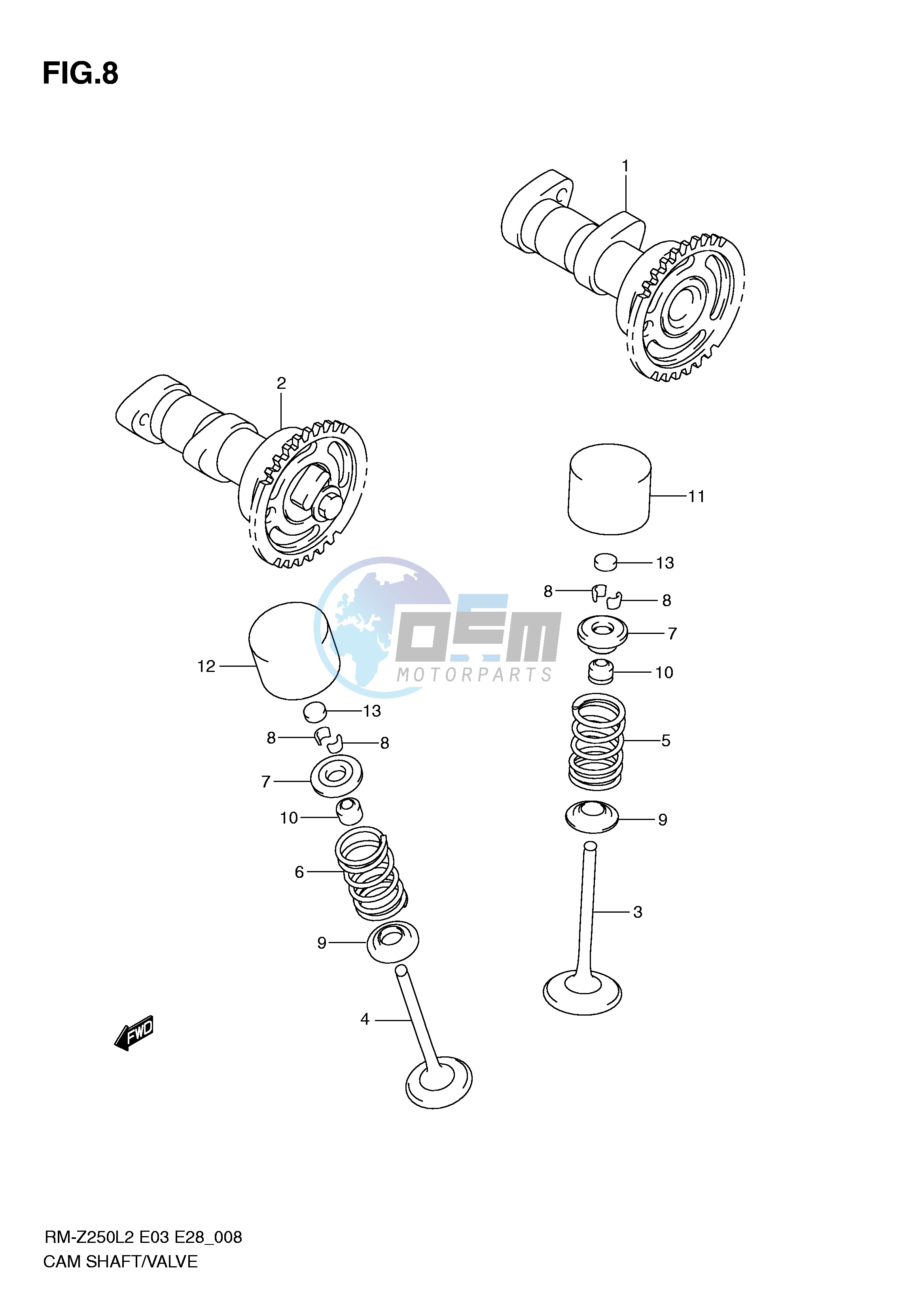 CAMSHAFT - VALVE