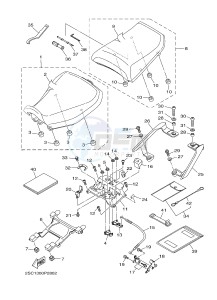 MT09TRA MT-09TRA TRACER 900 (2SC1 2SC2) drawing SEAT