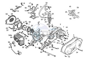 VAMOS - 50 cc drawing CRANKCASE