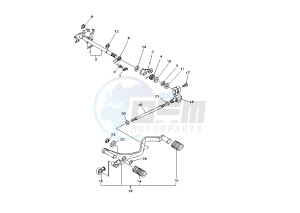 XVS A DRAG STAR CLASSIC 650 drawing SHIFT SHAFT MY01