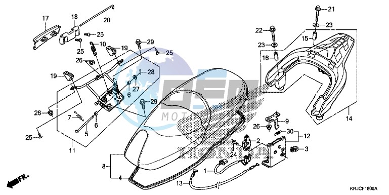 SEAT/REAR CARRIER