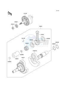 KVF 400 C [PRAIRIE 400 4X4] (C1-C4) [PRAIRIE 400 4X4] drawing CRANKSHAFT