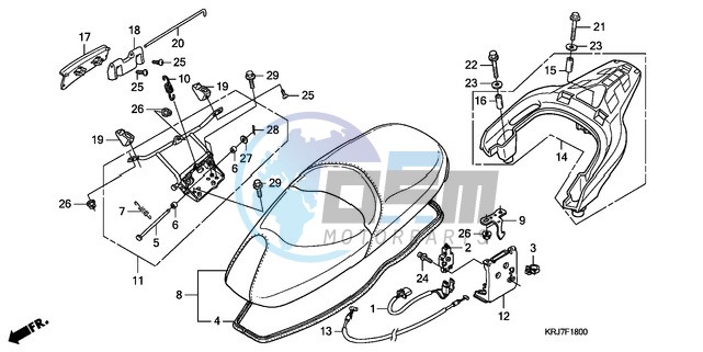 SEAT/REAR CARRIER