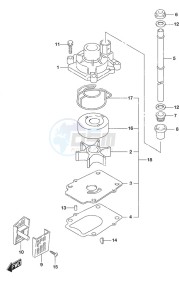 DF 70A drawing Water Pump