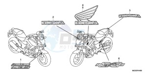 NC700XDC drawing MARK