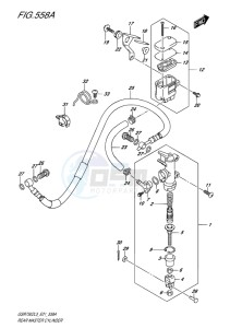 GSR750Z EU drawing REAR MASTER CYLINDER