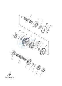 TT-R50 TT-R50E (2CJB 2CJC) drawing TRANSMISSION