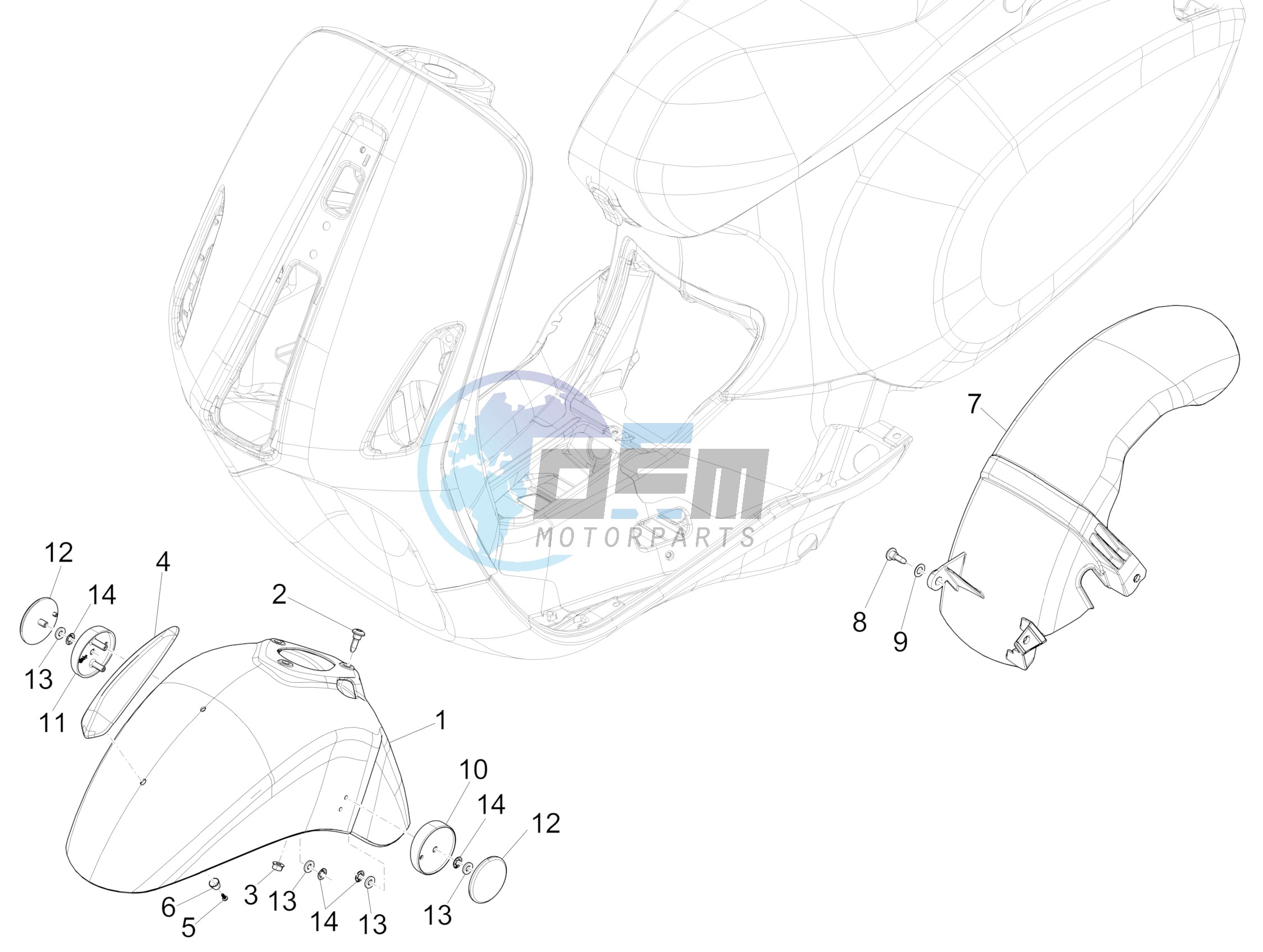 Wheel huosing - Mudguard