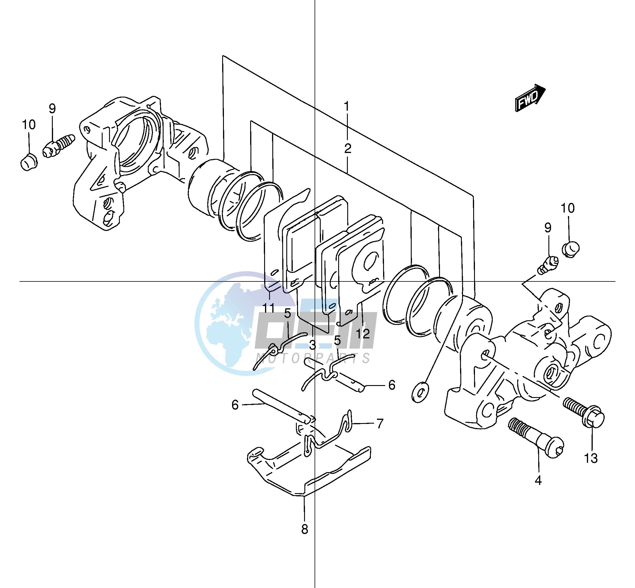 REAR CALIPER