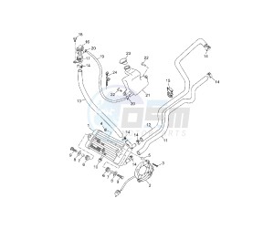 YP R X-MAX 125 drawing COOLING SYSTEM B5