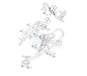 YN F NEO'S 4 50 drawing EXHAUST