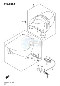 VZR1800BZ BOULEVARD EU drawing SEAT