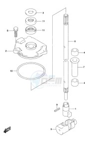 DF 115A drawing Shift Rod (C/R)