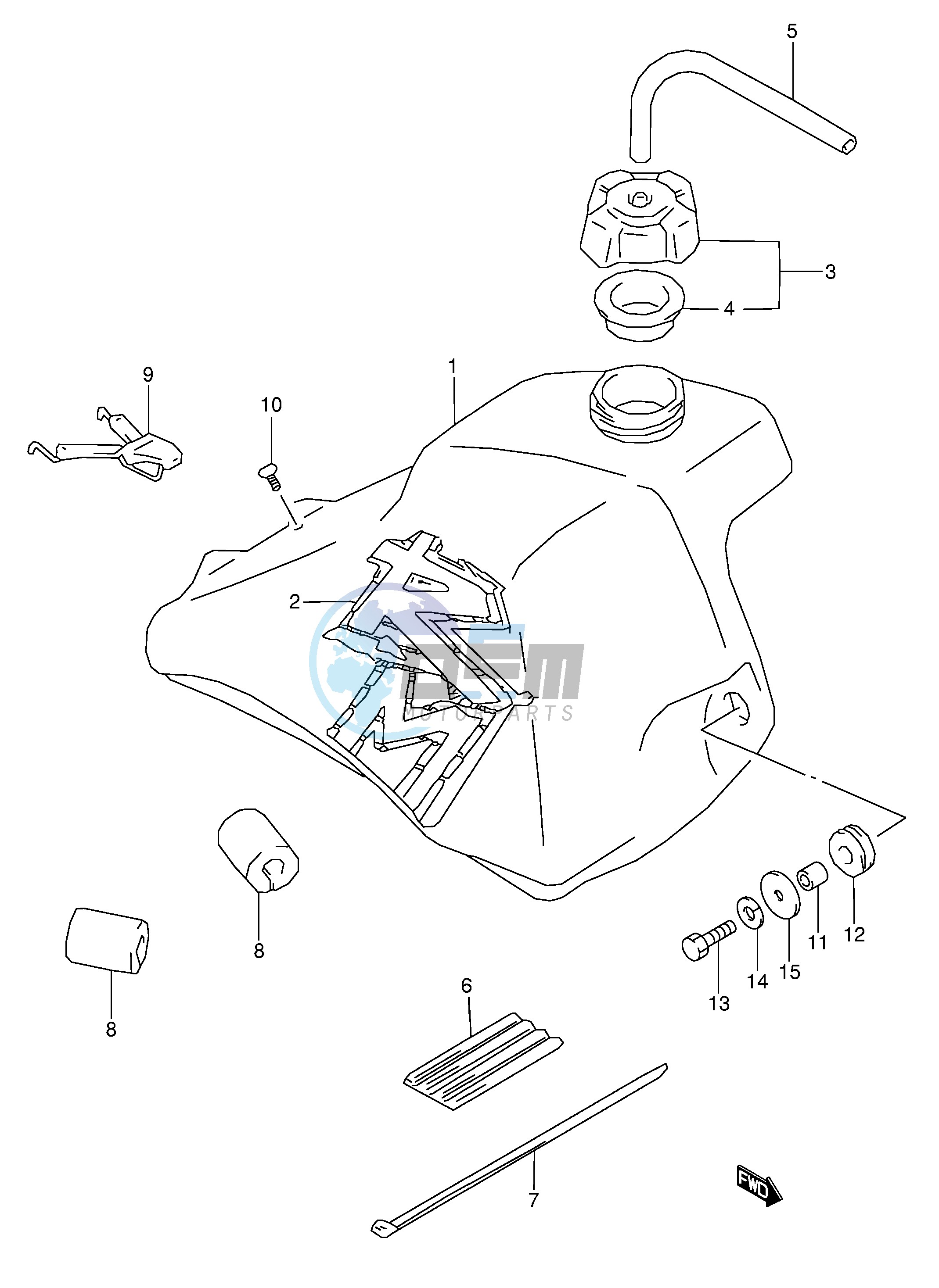 FUEL TANK (MODEL V)