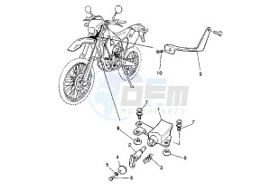 WR 400-426 F 400 drawing LOCK ASSY, STEERING EURO KIT