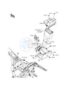 VULCAN 1700 NOMAD ABS VN1700DFF GB XX (EU ME A(FRICA) drawing Battery Case