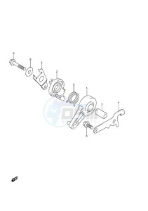 DF 9.9A drawing Throttle Control w/Remote Control