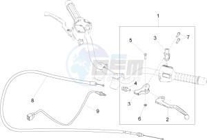 V9 Bobber 850 (EMEA) drawing Clutch control