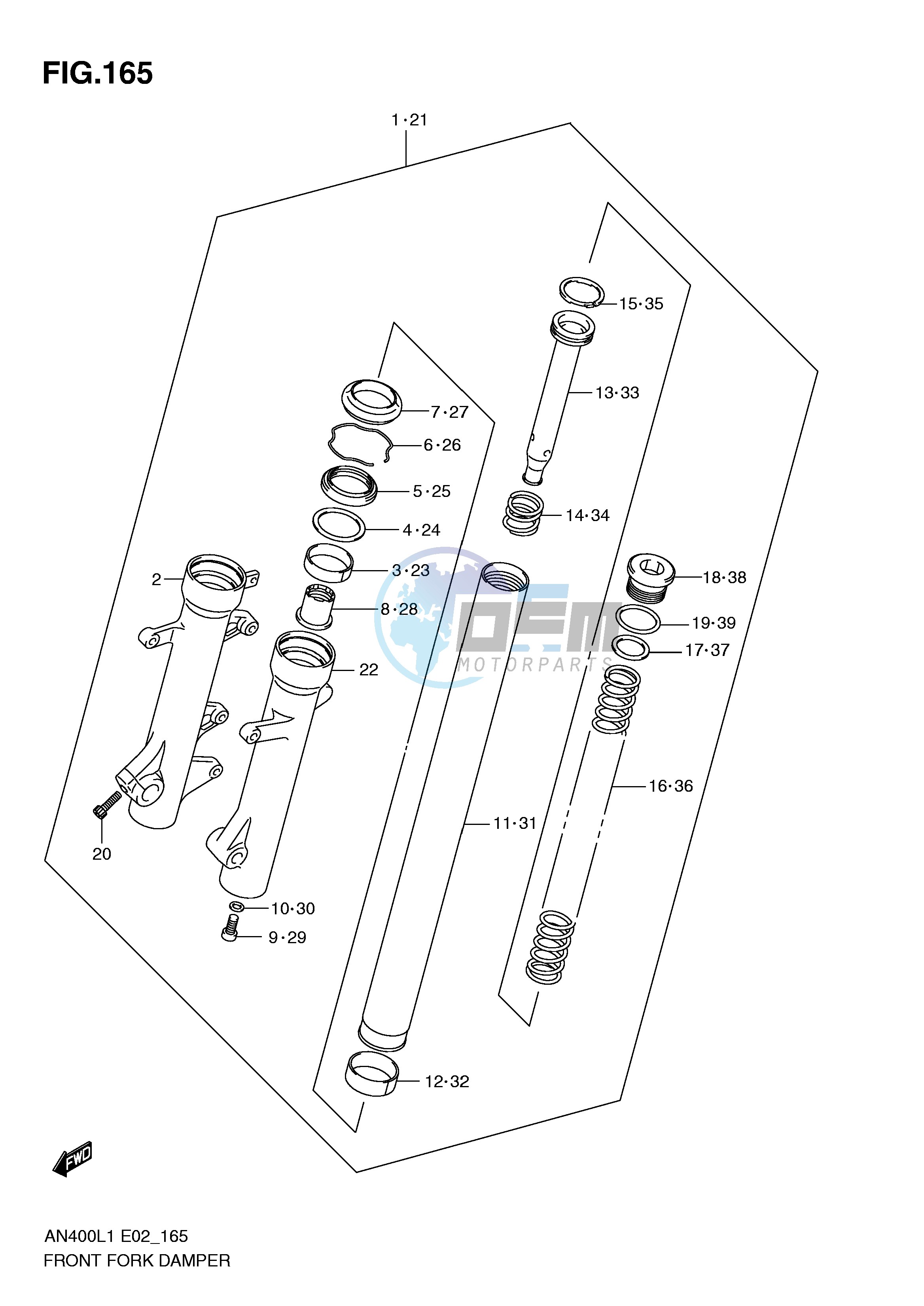 FRONT FORK DAMPER (AN400L1 E2)