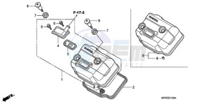 CBR125RWA Australia - (U / BLA) drawing CYLINDER HEAD COVER