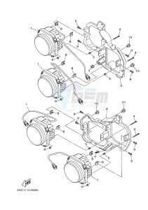 YXZ1000 YXZ10YMXJ (2HCR) drawing HEADLIGHT