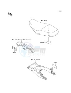 W800 EJ800ABF GB XX (EU ME A(FRICA) drawing Labels