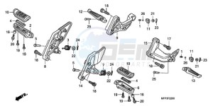 CB1300A9 BR / ABS CO MME - (BR / ABS CO MME) drawing STEP