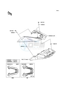 Z1000 ZR1000DDFA FR GB XX (EU ME A(FRICA) drawing Side Covers