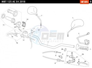 MRT-125-AC-E4-BLACK drawing HANDLEBARS