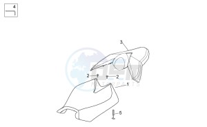 Tuono V4 1100 RR (EMEA, APAC) (AU, EU, HK, IS, JP, NZ, RC, S, T, VN) drawing Saddle