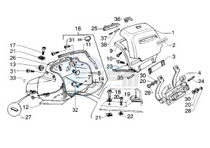 Hexagon GTX 125-180 drawing Glove compartment