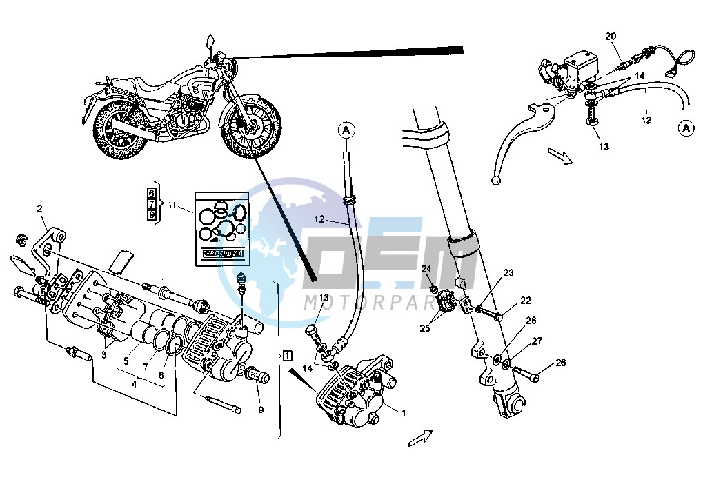 FRONT BRAKE CALIPER