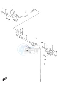 DF 9.9B drawing Clutch Rod Non-Remote Control