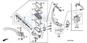 ST13009 Europe Direct - (ED / MME) drawing FR. BRAKE MASTER CYLINDER