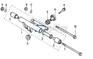 SV 100 L - 100 cc drawing SWINGING ARM