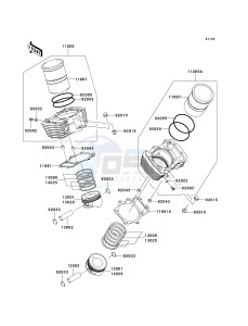 VN 1600 A [VULCAN 1600 CLASSIC] (A6F-A8FA) A8F drawing CYLINDER_PISTON-- S- -