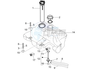 LX 50 4T-4V NL drawing Fuel Tank