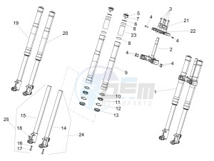 SMT 50 E4 DRIFTING (EMEA) drawing Front fork