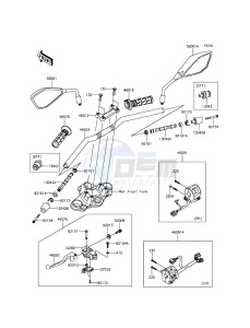 Z250SL BR250EFF XX (EU ME A(FRICA) drawing Handlebar