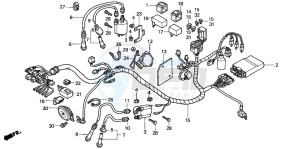 VT750C drawing WIRE HARNESS