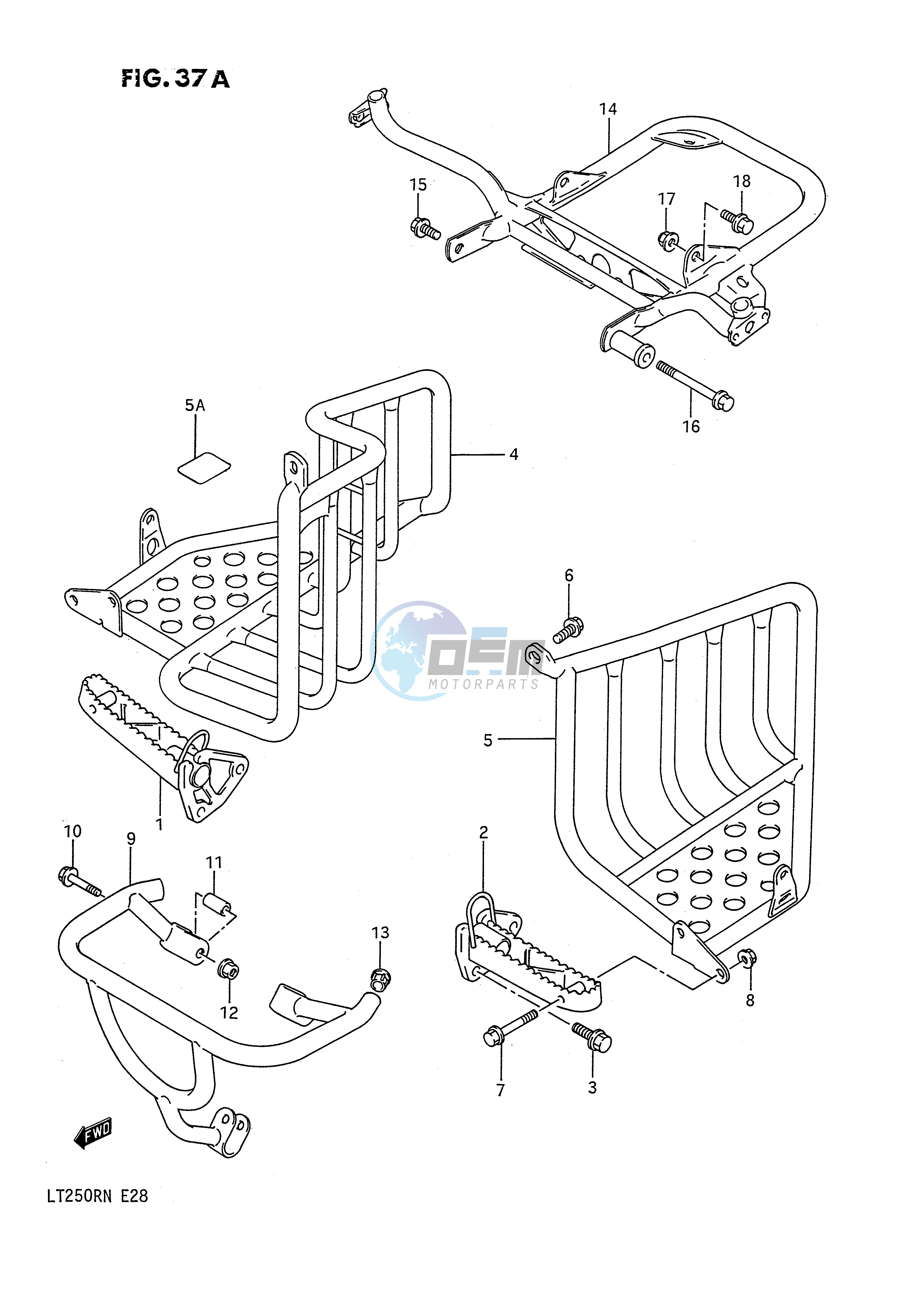 FOOTREST (MODEL M N)