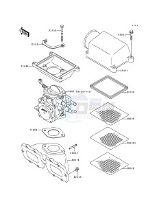 JS 750 A [750 SX] (A1-A4) [750 SX] drawing FLAME ARRESTER