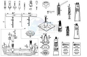 AF1 Futura 125 drawing Repair tools - gasket set