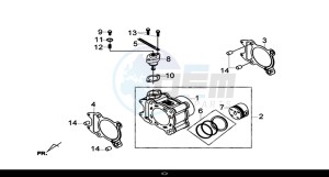 JOYMAX Z 300I ABS (LW30W1-EU) (L9) drawing CYLINDER SET