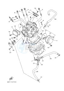 YXM700E YXM70VPHJ VIKING EPS HUNTER (B5FA) drawing CYLINDER HEAD