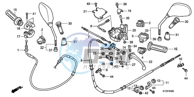 HANDLE LEVER/SWITCH/CABLE