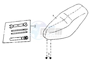 SUPER FANCY - 50 cc drawing SEAT