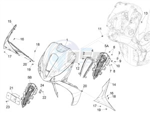 MEDLEY 150 4T IE ABS E3 2020 (APAC) drawing Front shield