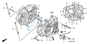 CBF125MA France - (F) drawing CRANKCASE