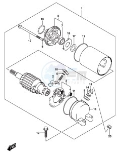 GSX-S1000F drawing STARTING MOTOR